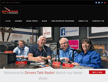 Tablet Screenshot of driverstalkradio.com